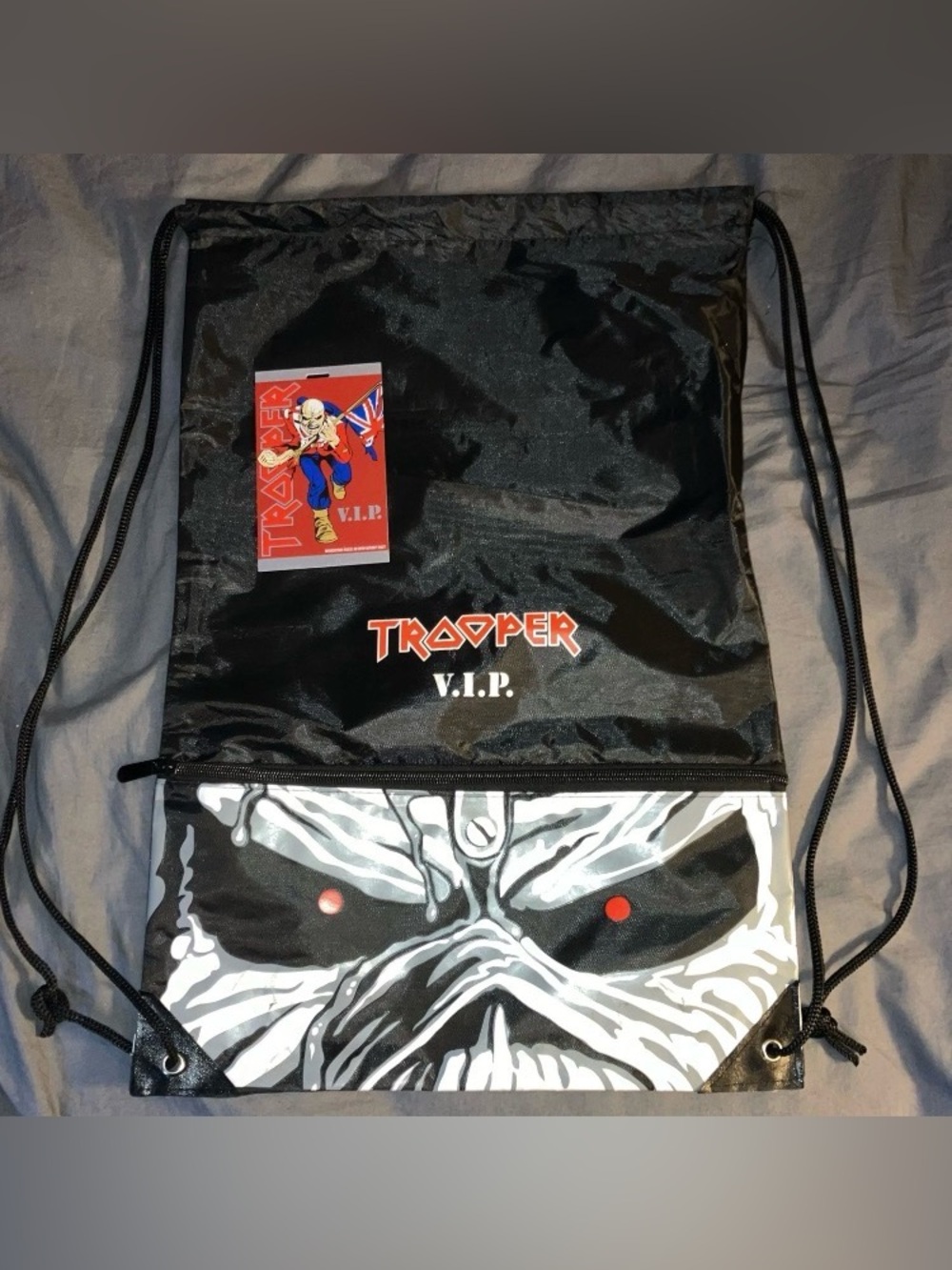 IRON MAIDEN 2024 TROOPER PASS +  BACKPACK EDDIE Art VIP FUTURE PAST Tour